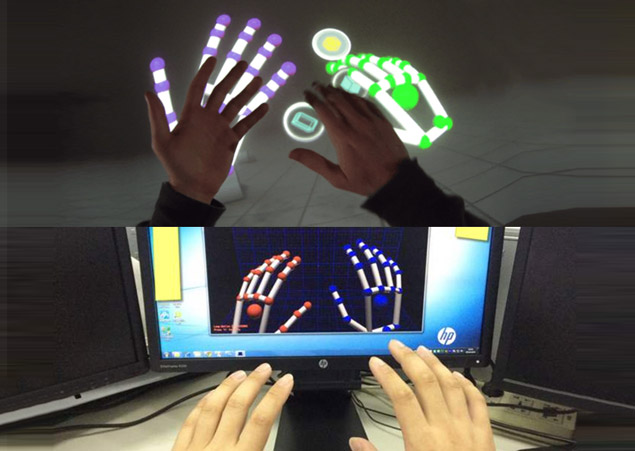Leapmotion互动
